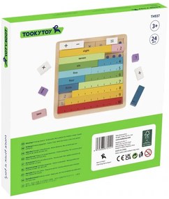 Tooky toy drewniana tablica matematyczna nauka liczenia liczydło