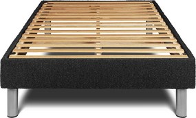 lózka z materacem VITAL SPRING ZEN 120 x 190 cm Rama lózka Czarny