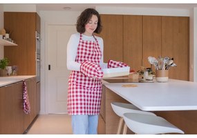 Bawełniana rękawica kuchenna Gingham – Tiseco Home Studio