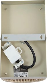 Lampa ścienna Japandi beżowa z liną IP44 - Jayla