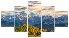 Obraz - panorama górska (125x70 cm)