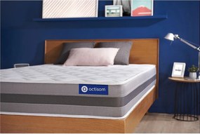 Materac Actiflex relax 120x190cm, Grubosc : 24 cm, sprezyny kieszeniowe i pianka z pamiecia ksztaltu, Umiarkowanie twardy, 5 stref komfortu