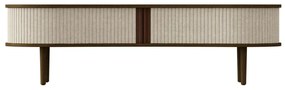 Brązowa szafka pod TV w dekorze dębu 140x40 cm Audacious – UMAGE