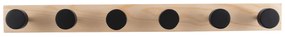 Wieszak na ubrania na ścianę KNOBS, 60 cm