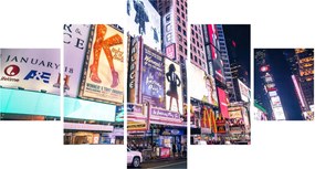 Obraz - New York Theater District (125x70 cm)