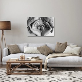 Obraz na szkle - Noworodek (70x50 cm)