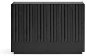 Czarna niska komoda 100x70 cm Doric – Teulat