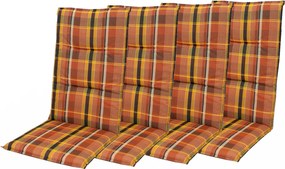 Doppler SPOT 24 - zestaw 4 szt. poduszek na krzesło z wysokim oparciem