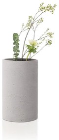 Jasnoszary wazon Blomus Bouquet, wys. 20 cm
