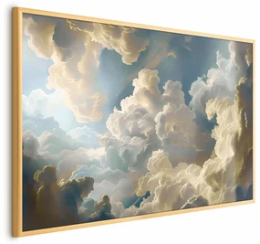 Plakat Słońce i cienie 60x40 cm z ramą złotą bez marginesu ARTGEIST B