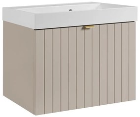 Szafka pod umywalkę HARMO 60 cm kaszmir półmat KROFAM