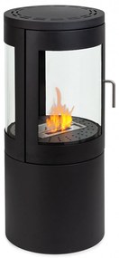 Blumfeldt Fiamme Circulo 1.2kW 4-6h Biokominek Czarny