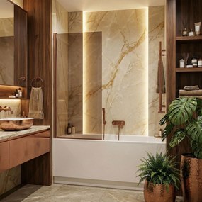 Parawan Rea Elegant Miedź Szczotkowana 80 Nawannowy