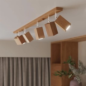 Listwa oświetleniowa KEKE 6 dąb SOLLUX  LIGHTING