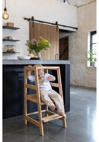 Pomocnik kuchenny dla dzieci z litego drewna bukowego w naturalnym kolorze Forrest – Vipack