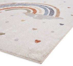 Kremowy dywan dziecięcy 120x170 cm Vida Rainbow – Think Rugs