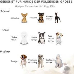 PawHut Legowisko dla psa na zewnątrz Stalowa konstrukcja 600D Oxford Tkanina Brązowe 76x61x18cm | Aosom PL