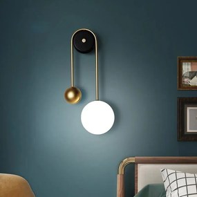 LAMPA ŚCIENNA KINKIET APP1474-W GOLD