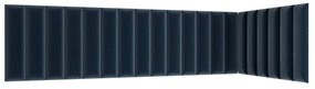 Zestaw 20 paneli tapicerowanych QUADRATTA 210x90x60 granatowy ELTAP