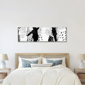 Obraz - Sztuka uliczna - zamieszanie (170x50 cm)