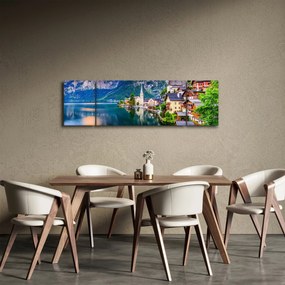 Obraz - Wieś alpejska (170x50 cm)