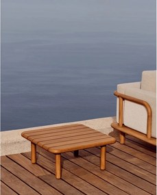 Stolik ogrodowy z litego drewna tekowego 70x70 cm Turqueta – Kave Home