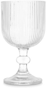 Kieliszek do wody w prążki, 370 ml, 6 sztuk