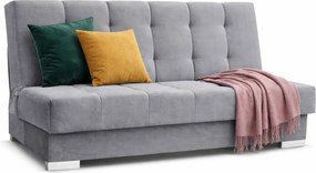 Jasnoszara Dwuosobowa Wersalka Pikowana G2-Z68