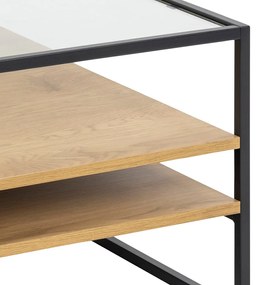Stolik ze szklanym blatem 80x80 cm Randolf – Actona