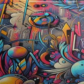 Obraz - Kolorowe graffiti (70x50 cm)