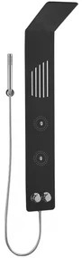 Mexen Navas panel prysznicowy, czarny - 7627-02-70