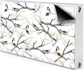 Maskownica dekoracyjna grzejnika Wróble na gałęziach