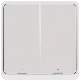 Wyłącznik 2-przyciskowy GoSmart 1xCR2430 Tuya biały