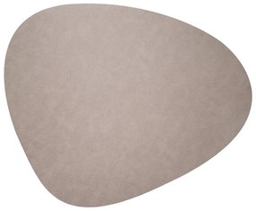 Szarobeżowa skóra na podłogę 92x108 cm Curve XXXL Bull – LIND DNA