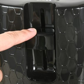 HOMCOM Zestaw czajnika i tostera, 1,7 L, różne tryby, wskaźniki LED, czarny