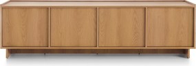 Szafka RTV stojąca ZENITH 195 cm do Salonu pod Telewizor - Brązowy