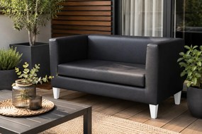 Sofa Monaco : Kolor nogi - Biała, Kolor tkaniny - EKO-SKÓRA - 23D, Typ tkaniny - Eko-skóra , Wysokość nogi - 15 cm