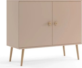 Minimalistyczna komoda na nóżkach macchiato S9-S27