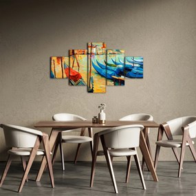Obraz - Port w Wenecji (125x70 cm)