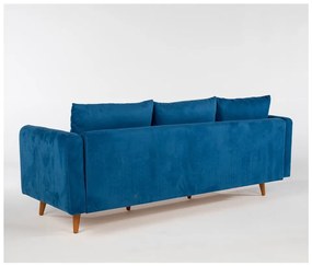 Ciemnoniebieska sofa 215 cm Sofia – Balcab Home