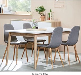 Kremowe krzesło do jadalni LEGA