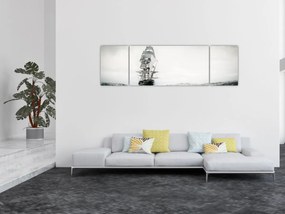Obraz - Statek płynący po oceanie (170x50 cm)