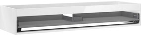 Mexen Box-A korpus szafki podumywalkowej 140 cm, 1 szuflada, biały połysk - 91AX0-1400-235-1-00