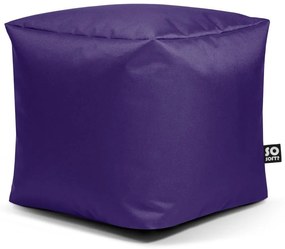 Fioletowy dziecięcy worek do siedzenia Cube M – So Soft?