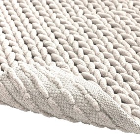 Kremowy dywanik łazienkowy 50x80 cm Ariel – douceur d'intérieur