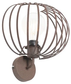 Designerska lampa ścienna rdzawobrązowa 30 cm - JohannaDesignerski Oswietlenie wewnetrzne