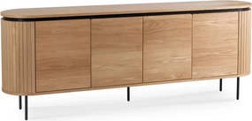 Nowoczesna komoda na nóżkach 200cm dąb L4-E83