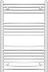 Novaservis - Grzejnik łazienkowy drabinkowy 478W/230V 90x60 cm biały zaokrąglony