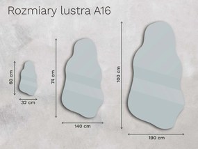 Organiczne LED lustro do łazienki z oświetleniem A16 32x60