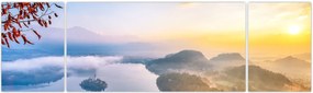 Obraz - Jezioro Bled (170x50 cm)